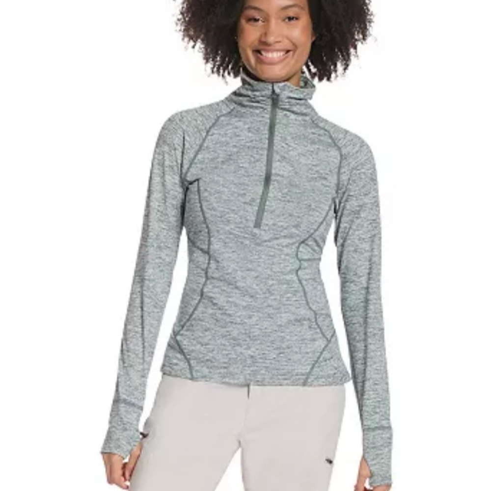 Eddie Bauer Women's Solstice Half-Zip Active Top, Size Medium, NWT